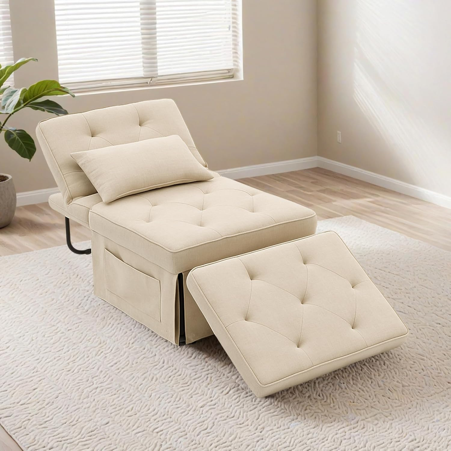 FLEXISPOT Fauteuil-lit Convertible 3 en 1