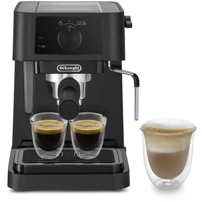 Machine à expresso – DELONGHI Stilosa EC235.BK – Noir – Buse vapeur – Compatible ESE